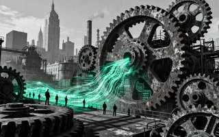 Metropolis – Zahnräder und digitale Energie
